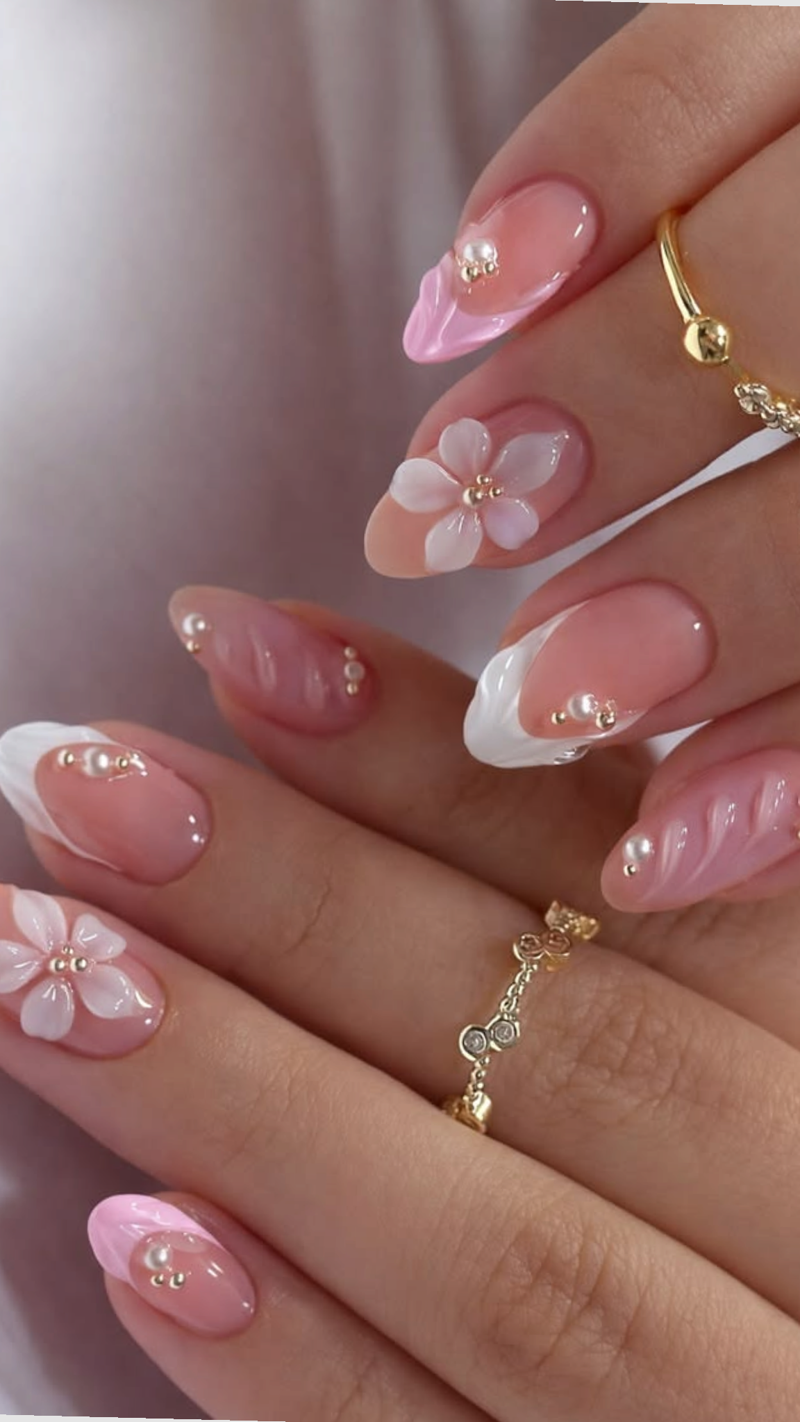 Pink & White Full Set